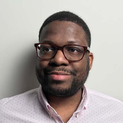 Ezekiel 'Zeke' Binion, smiling with a polka dot shirt on