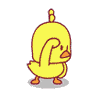 cartoon duck searching