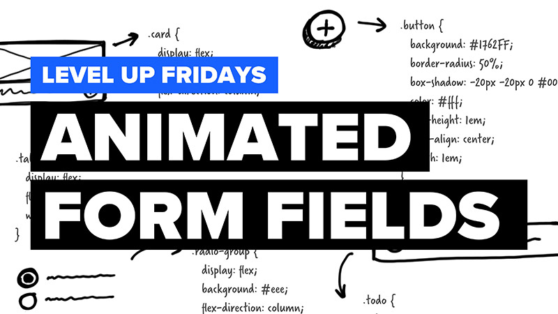 Level up fridays animated form fields